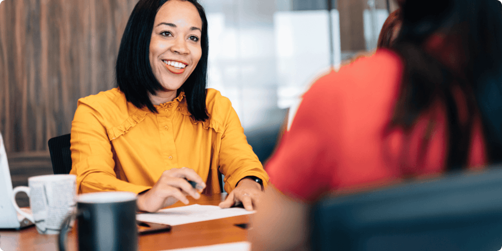 Tech advisor working with client on curated app stack