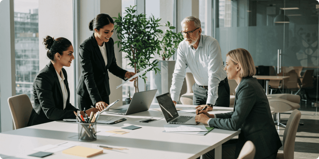 Small business running software budget plan meeting for 2026