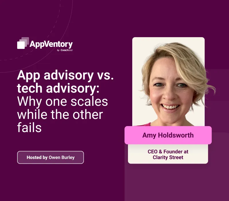 App advisory vs. tech advisory
